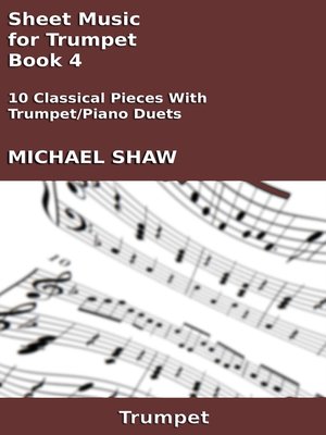 cover image of Sheet Music for Trumpet